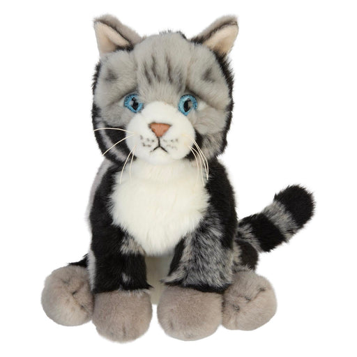 American Short Hair Cat Soft Toy Premium Quality Grey - 30cm x 12cm