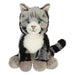 American Short Hair Cat Soft Toy Premium Quality Grey - 30cm x 12cm