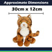 Bengal Cat Soft Toy Premium Quality Orange - 30cm x 12cm