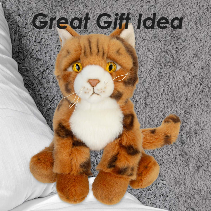 Bengal Cat Soft Toy Premium Quality Orange - 30cm x 12cm
