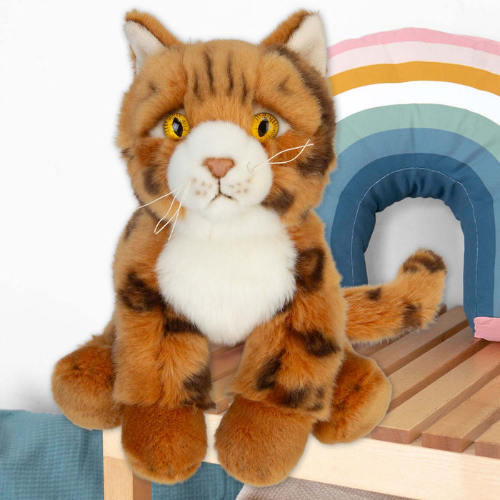 Bengal Cat Soft Toy Premium Quality Orange - 30cm x 12cm