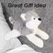 Lying Luxury Frosty Husky Soft Toy Two Tone Grey - 36cm x 12cm