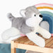 Lying Luxury Frosty Husky Soft Toy Two Tone Grey - 36cm x 12cm