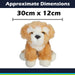Maltipoo Dog Soft Toy Premium Quality Orange - 30cm x 12cm