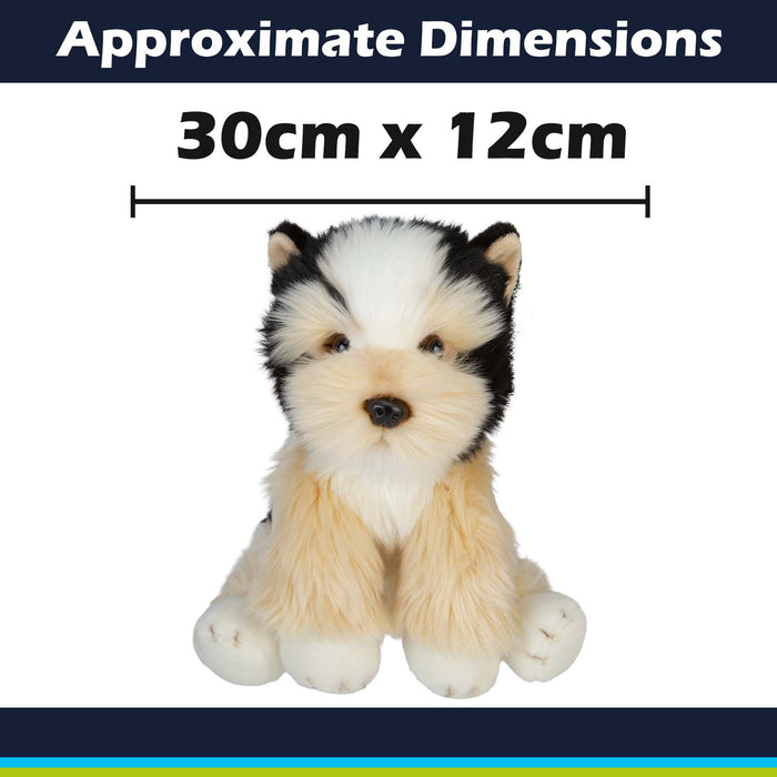 Yorkshire Terrier Dog Soft Toy Premium Quality Multi - 30cm x 12cm