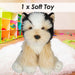 Yorkshire Terrier Dog Soft Toy Premium Quality Multi - 30cm x 12cm