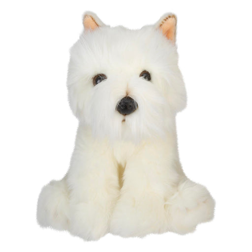 Highland Terrier Dog Soft Toy Premium Quality White - 30cm x 12cm