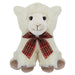Sitting Lamb Soft Toy With Tartan Bow Farm Multi - 23cm x 15cm