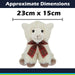 Sitting Lamb Soft Toy With Tartan Bow Farm Multi - 23cm x 15cm