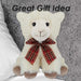 Sitting Lamb Soft Toy With Tartan Bow Farm Multi - 23cm x 15cm