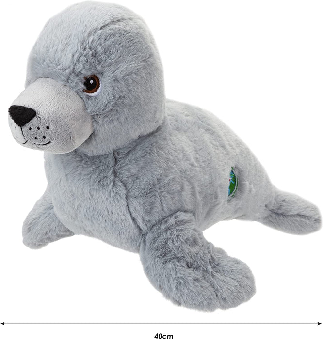 Seal Soft Toy Eco Friendly Plush 100% Recycled Cuddly Environmental 40cm