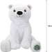 Polar Bear Soft Toy Eco Friendly Plush 100% Recycled Cuddly Environmental 28cm