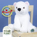 Polar Bear Soft Toy Eco Friendly Plush 100% Recycled Cuddly Environmental 28cm