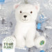 Polar Bear Soft Toy Eco Friendly Plush 100% Recycled Cuddly Environmental 28cm