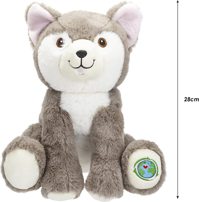 Husky Soft Toy Eco Friendly Plush 11"  28cm