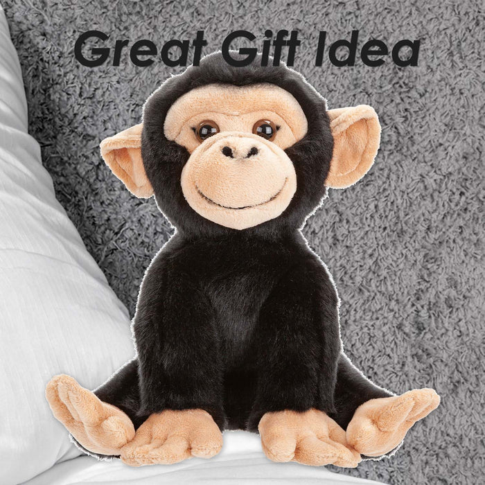 Chimpanzee Premium Soft Toy Premium Quality Brown - 30cm x 12cm