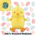 Baby Chick Soft Toy Easter Plush 100% Recycled Material Super Soft  23cm Yellow