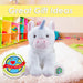 White Unicorn Soft Toy 100% Recylcled Materials-Eco Friendly 23cm White