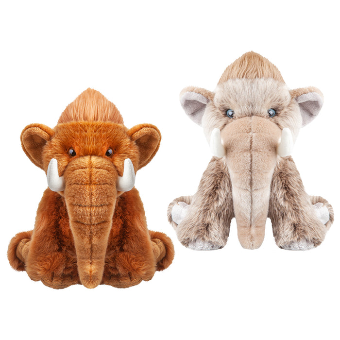 Woolly Mammoth Soft Toy Cute Plushie Huggable Cuddly Stuffed Toy Gift 30cm Brown