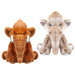 Woolly Mammoth Soft Toy Cute Plushie Huggable Cuddly Stuffed Toy Gift 30cm Brown