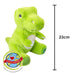 T Rex Soft Toy Dinosaur 100% Recylcled Materials-Eco Friendly 23cm Green