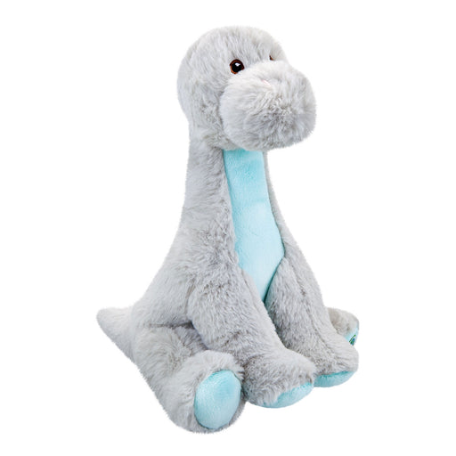 Diplodocus Soft Toy Animal 100% Recylcled Materials-Eco Friendly 23cm Grey