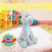 Diplodocus Soft Toy Animal 100% Recylcled Materials-Eco Friendly 23cm Grey