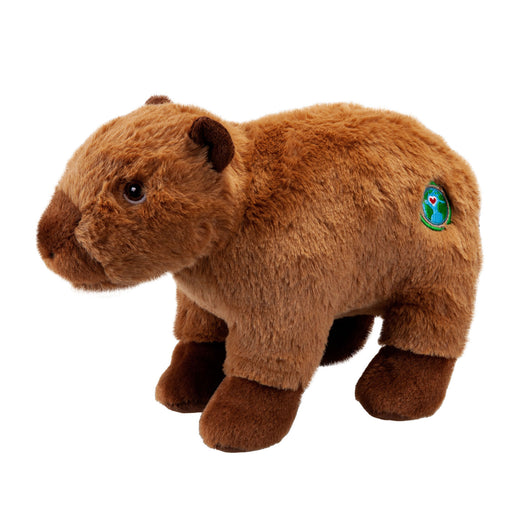 Brown Capybara Soft Toy Animal 100% Recylcled Materials-Eco Friendly 22cm Brown