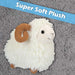 Sheep With Horns Soft Toy Plush Stuffed White
