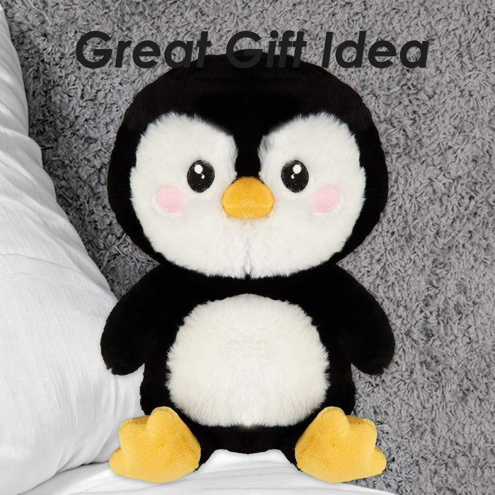 Penguin Kawaii Zoo Soft Toy Bedroom Decoration Black - 26cm x 16cm