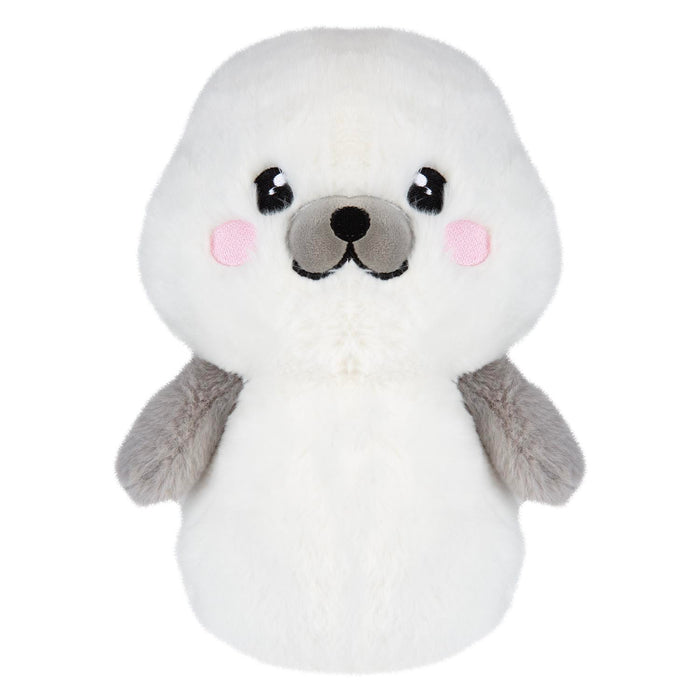 Seal Kawaii Zoo Soft Toy Bedroom Decoration White - 26cm x 18cm
