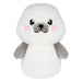 Seal Kawaii Zoo Soft Toy Bedroom Decoration White - 26cm x 18cm