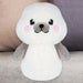 Seal Kawaii Zoo Soft Toy Bedroom Decoration White - 26cm x 18cm