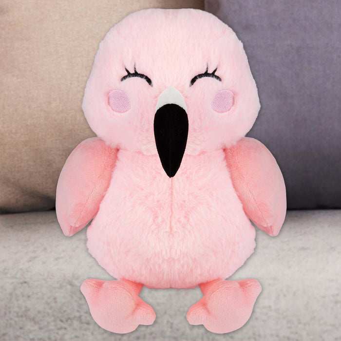 Flamingo Kawaii Zoo Soft Toy Bedroom Decoration Pink - 25cm x 16cm