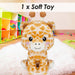Giraffe Kawaii Zoo Soft Toy Bedroom Decoration Multi - 25cm x 16cm