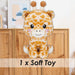 Giraffe Kawaii Zoo Soft Toy Bedroom Decoration Multi - 25cm x 16cm