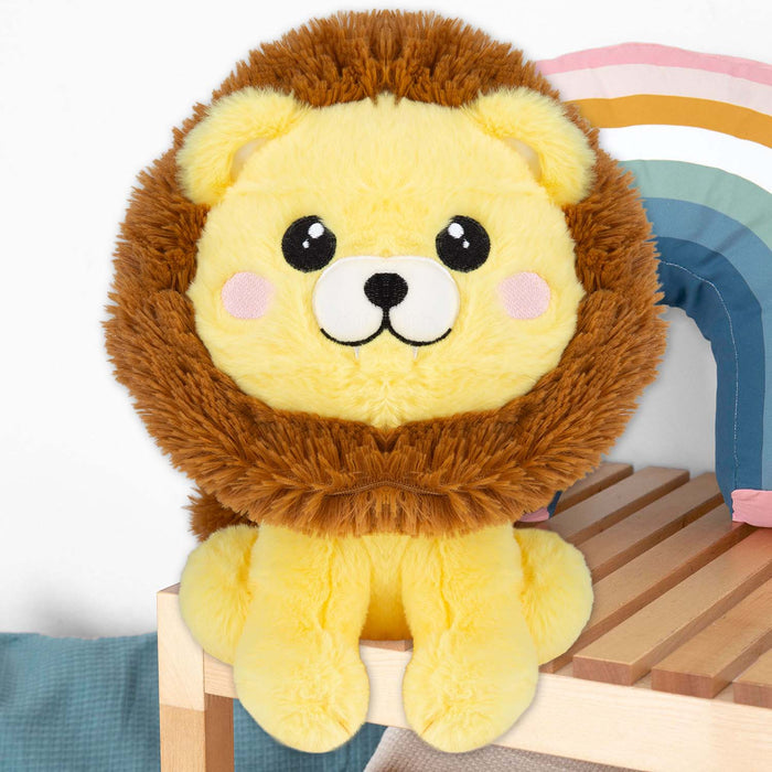 Lion Kawaii Zoo Soft Toy Bedroom Decoration Multi - 25cm x 16cm