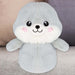 Sea Lion Kawaii Zoo Soft Toy Bedroom Decoration Grey - 26cm x 18cm