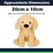 Labrador Eco Soft Toy Planet Pals Animals Cream - 20cm x 10cm