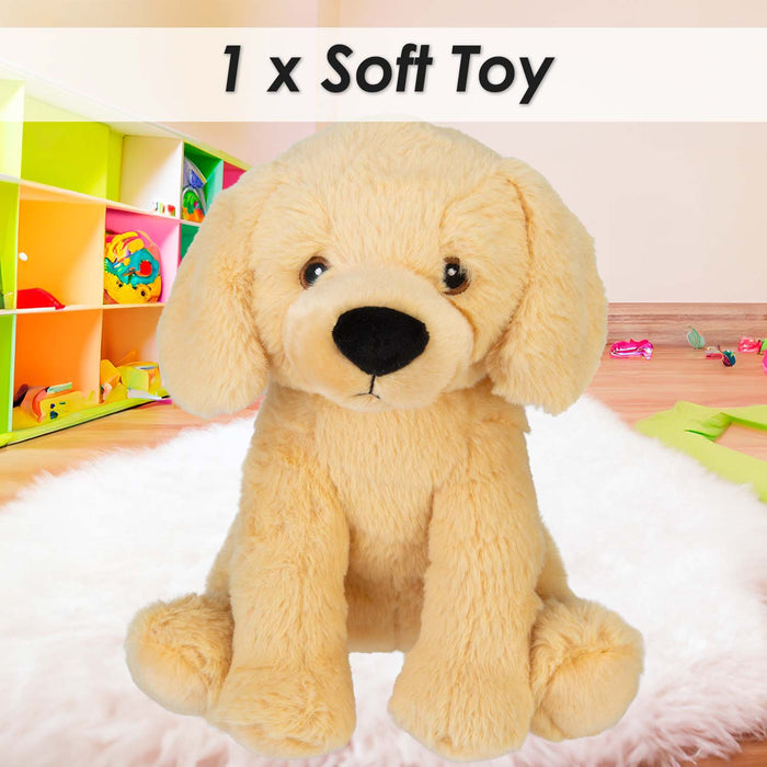 Labrador Eco Soft Toy Planet Pals Animals Cream - 20cm x 10cm