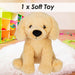 Labrador Eco Soft Toy Planet Pals Animals Cream - 20cm x 10cm