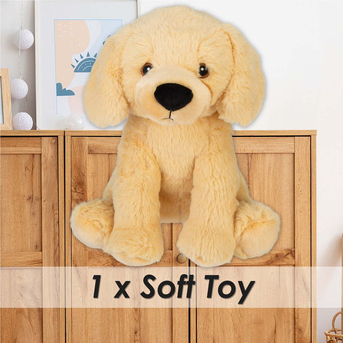 Labrador Eco Soft Toy Planet Pals Animals Cream - 20cm x 10cm