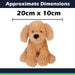 Cockapoo Eco Soft Toy Planet Pals Animals Brown - 20cm x 10cm