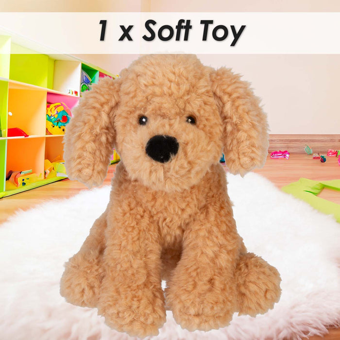 Cockapoo Eco Soft Toy Planet Pals Animals Brown - 20cm x 10cm