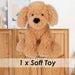 Cockapoo Eco Soft Toy Planet Pals Animals Brown - 20cm x 10cm