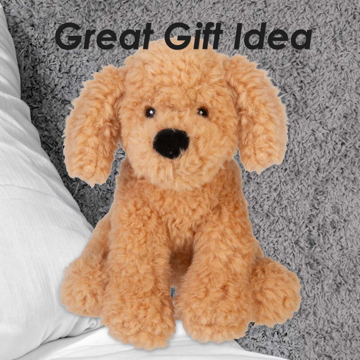Cockapoo Eco Soft Toy Planet Pals Animals Brown - 20cm x 10cm