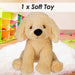 Labrador Eco Soft Toy Planet Pals Animals Cream - 25cm x 18cm
