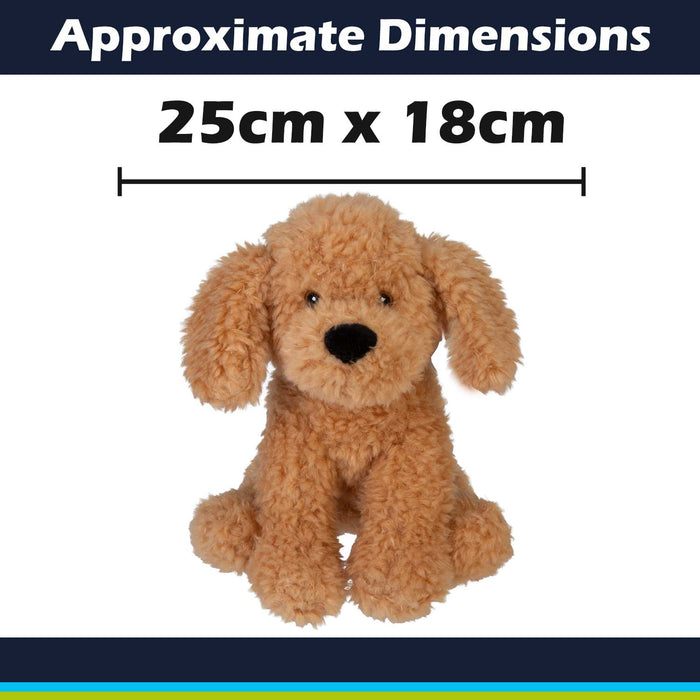 Cockapoo Eco Soft Toy Planet Pals Animals Brown - 25cm x 18cm