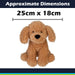 Cockapoo Eco Soft Toy Planet Pals Animals Brown - 25cm x 18cm