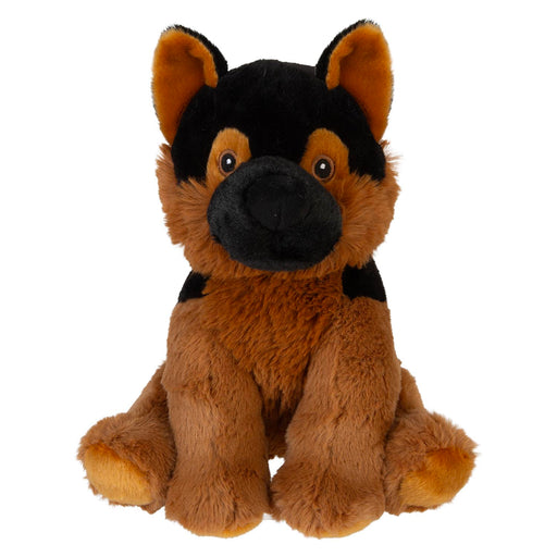 Alsatian Eco Soft Toy Planet Pals Animals Black - 25cm x 18cm